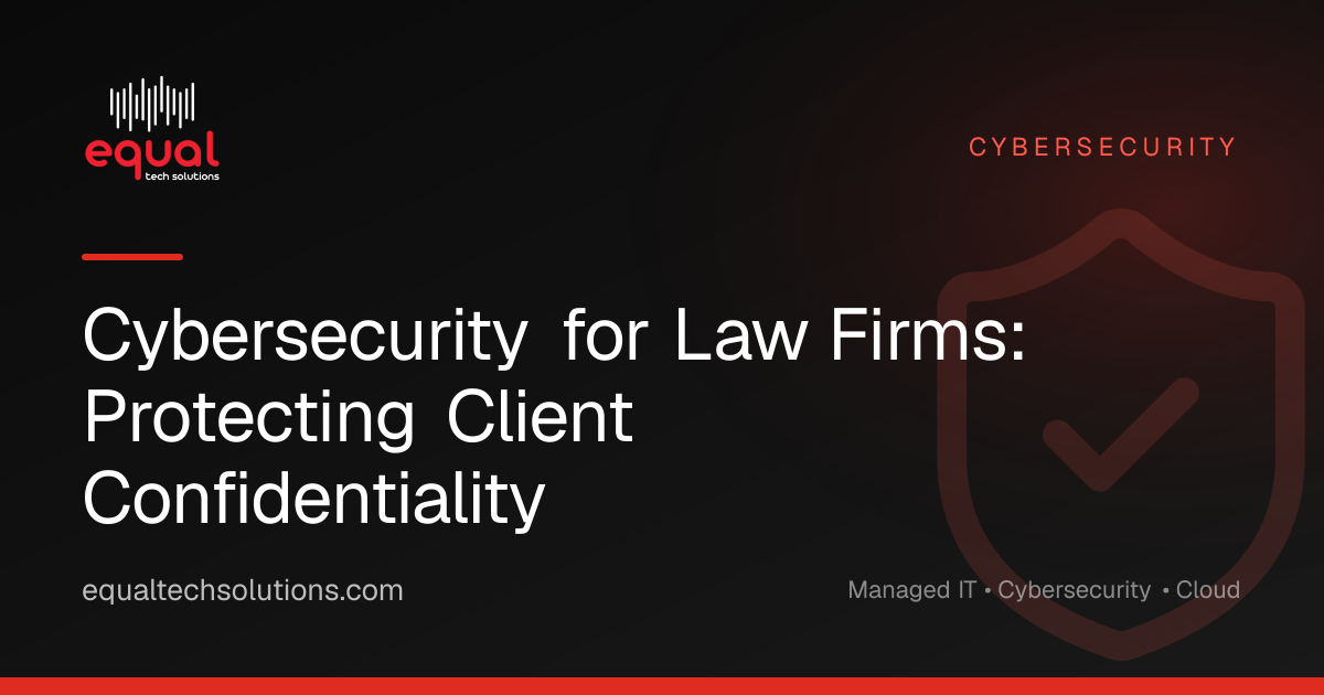 Cybersecurity for Law Firms: Protecting Client Confidentiality